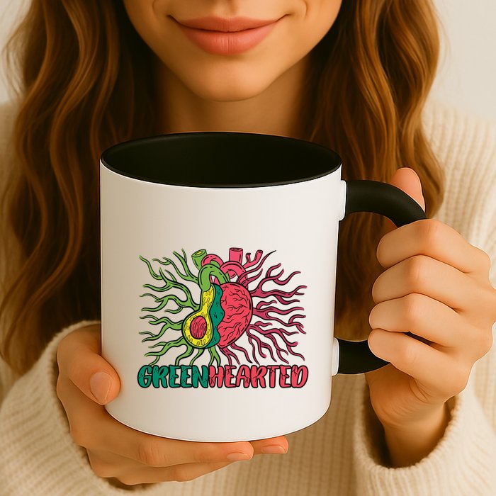 Heart And Avocado Mug