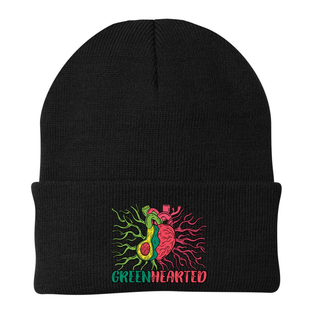 Heart And Avocado Beanie