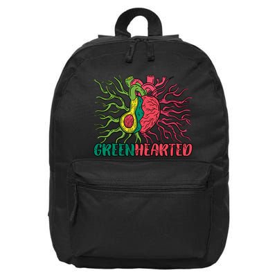 Heart And Avocado 16 in Basic Backpack