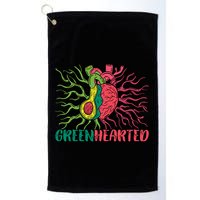 Heart And Avocado Golf Towel