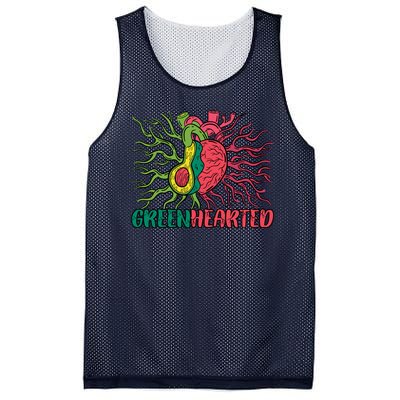 Heart And Avocado Mesh Reversible Basketball Jersey Tank