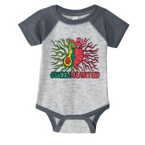 Heart And Avocado Infant Baby Jersey Bodysuit