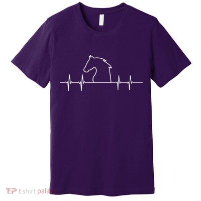Heart Beat Horse Pulse Premium T-Shirt