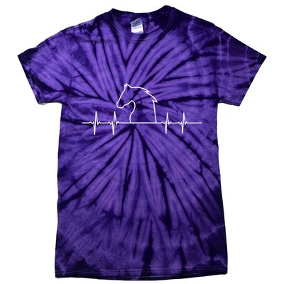Heart Beat Horse Pulse Tie-Dye T-Shirt