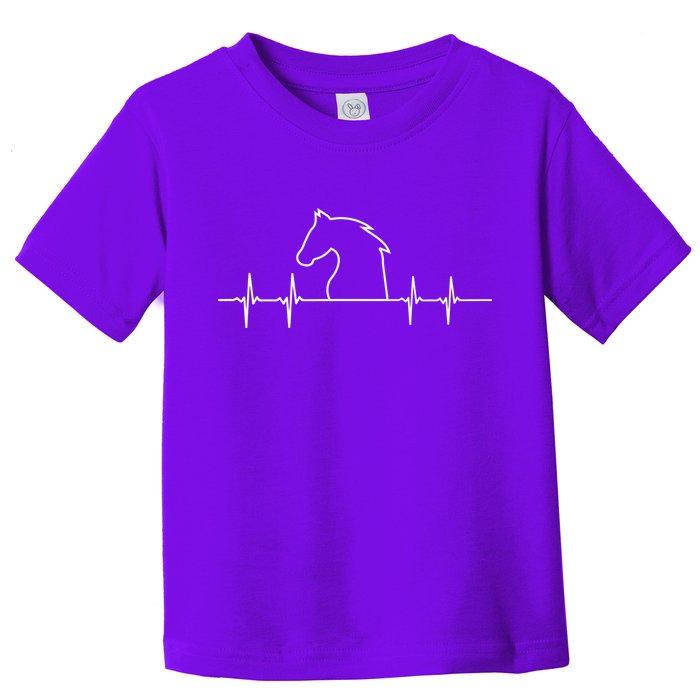 Heart Beat Horse Pulse Toddler T-Shirt