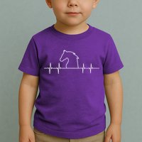 Heart Beat Horse Pulse Toddler T-Shirt