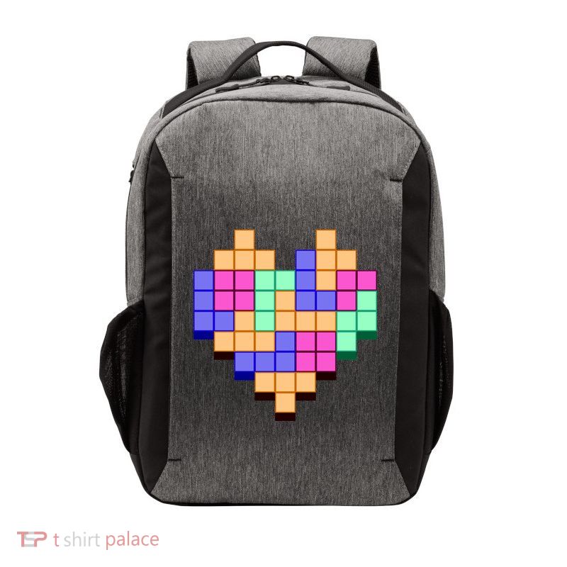 Heart Block Game Valentine's Day Gamer Love Vector Backpack