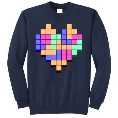 Heart Block Game Valentine's Day Gamer Love Sweatshirt