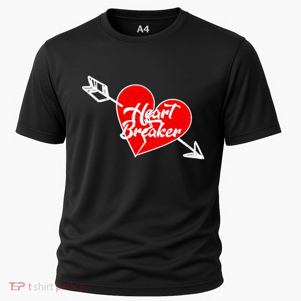 Heart Breaker Valentine's Day Broken Heart Arrow Cooling Performance Crew T-Shirt