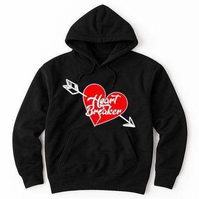 Heart Breaker Valentine's Day Broken Heart Arrow Hoodie