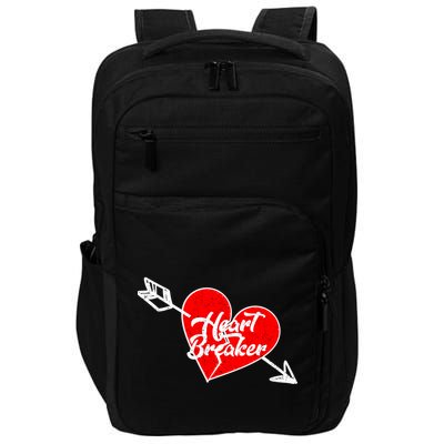 Heart Breaker Valentine's Day Broken Heart Arrow Impact Tech Backpack