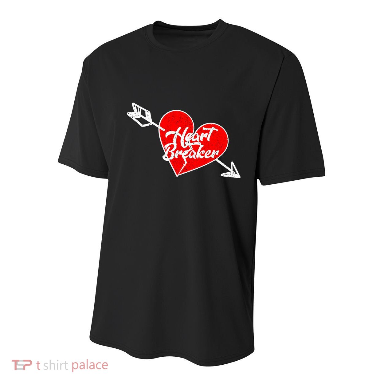 Heart Breaker Valentine's Day Broken Heart Arrow Youth Performance Sprint T-Shirt