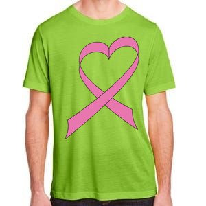 Heart Breast Cancer Ribbon Adult ChromaSoft Performance T-Shirt