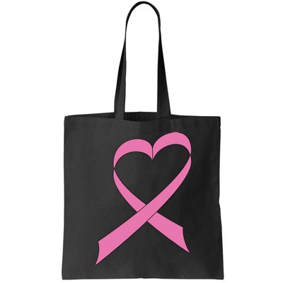 Heart Breast Cancer Ribbon Bag