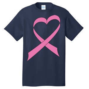 Heart Breast Cancer Ribbon Tall T-Shirt