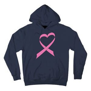 Heart Breast Cancer Ribbon Tall Hoodie