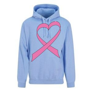 Heart Breast Cancer Ribbon Unisex Surf Hoodie