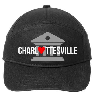 Heart Charlottesville 7-Panel Snapback Hat