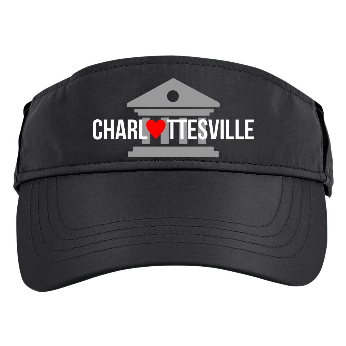 Heart Charlottesville Adult Drive Performance Visor