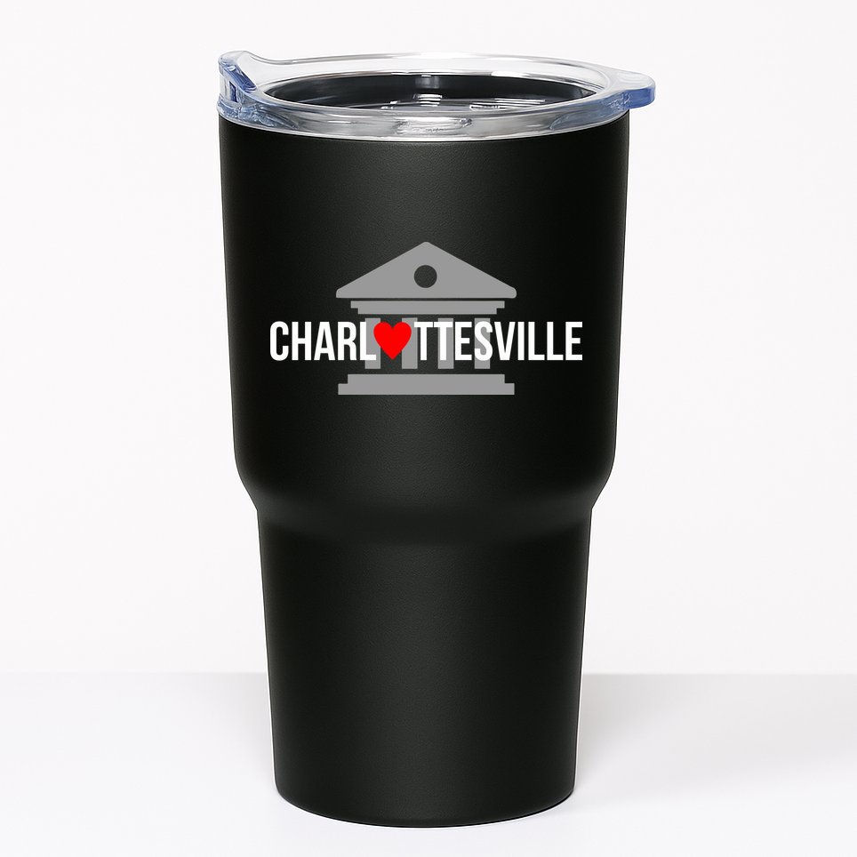 Heart Charlottesville Tumbler