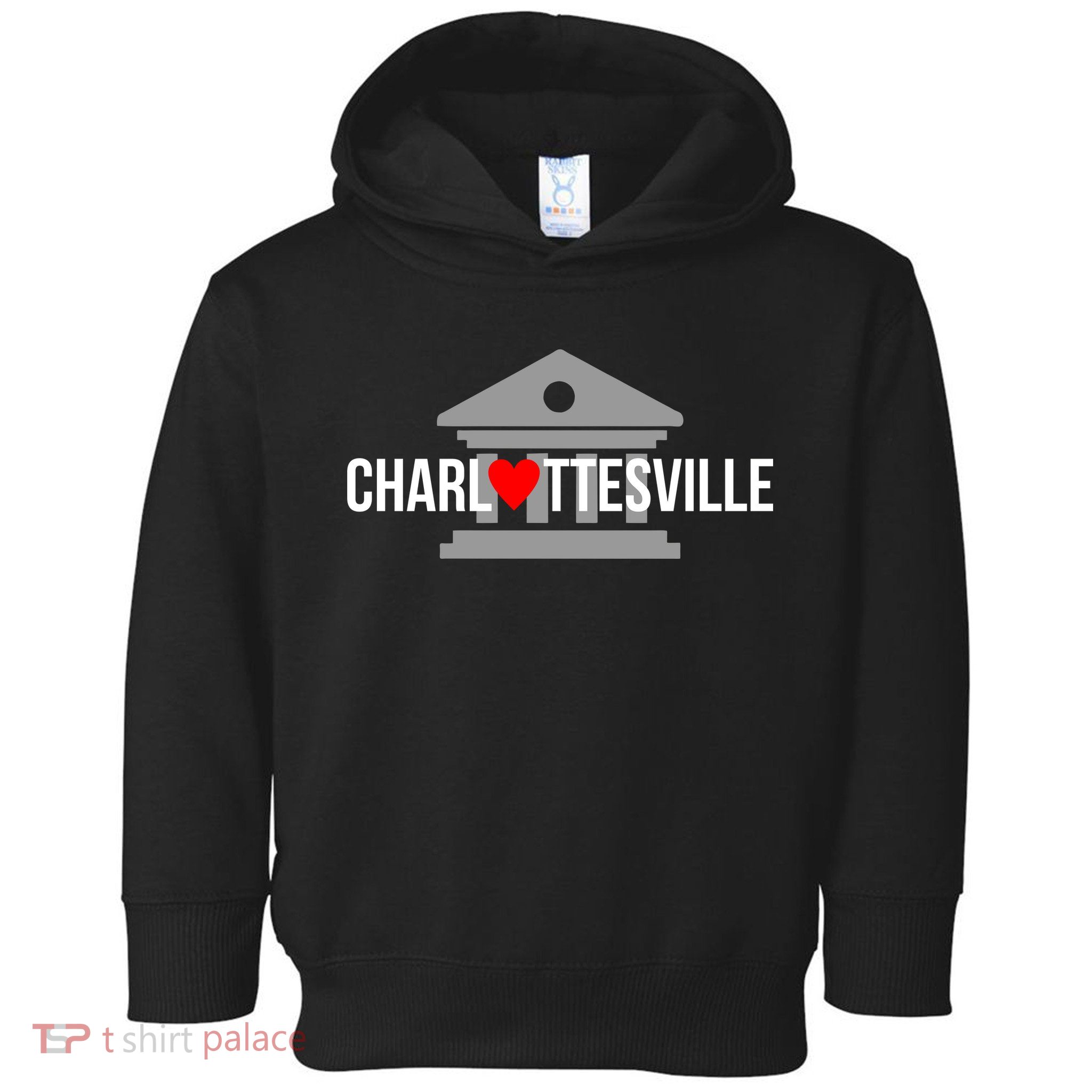 Heart Charlottesville Toddler Hoodie