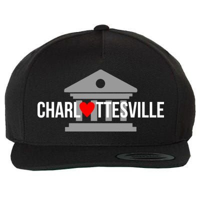 Heart Charlottesville Wool Snapback Cap