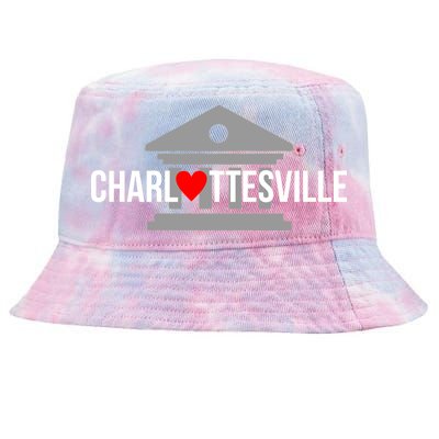 Heart Charlottesville Tie-Dyed Bucket Hat