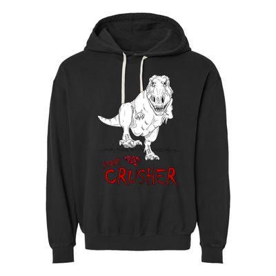 Heart Crusher Valentine's Day Garment-Dyed Fleece Hoodie