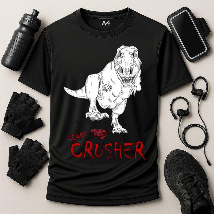 Heart Crusher Valentine's Day Cooling Performance Crew T-Shirt