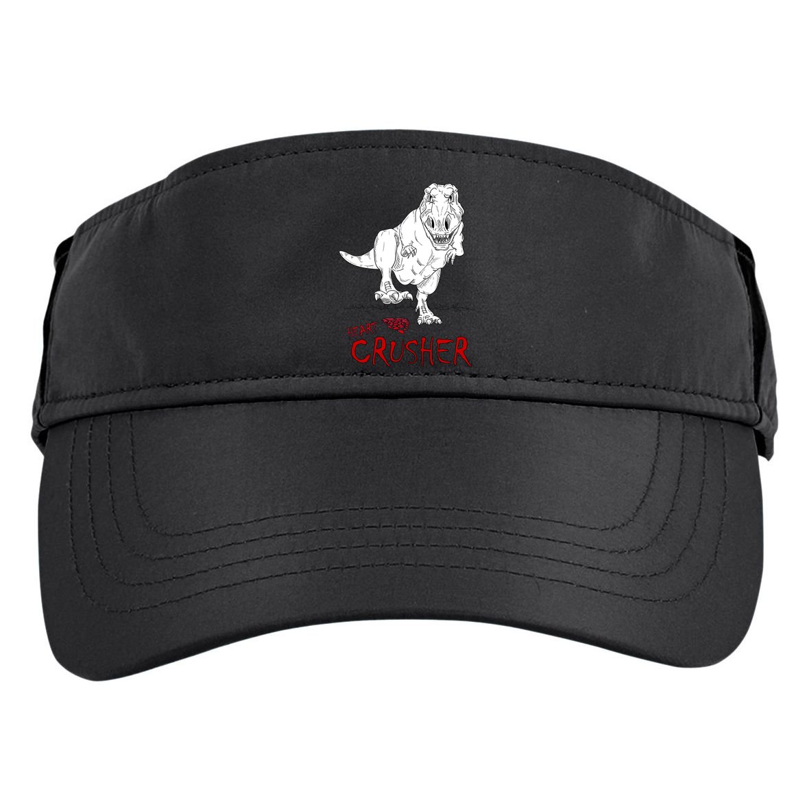 Heart Crusher Valentine's Day Adult Drive Performance Visor