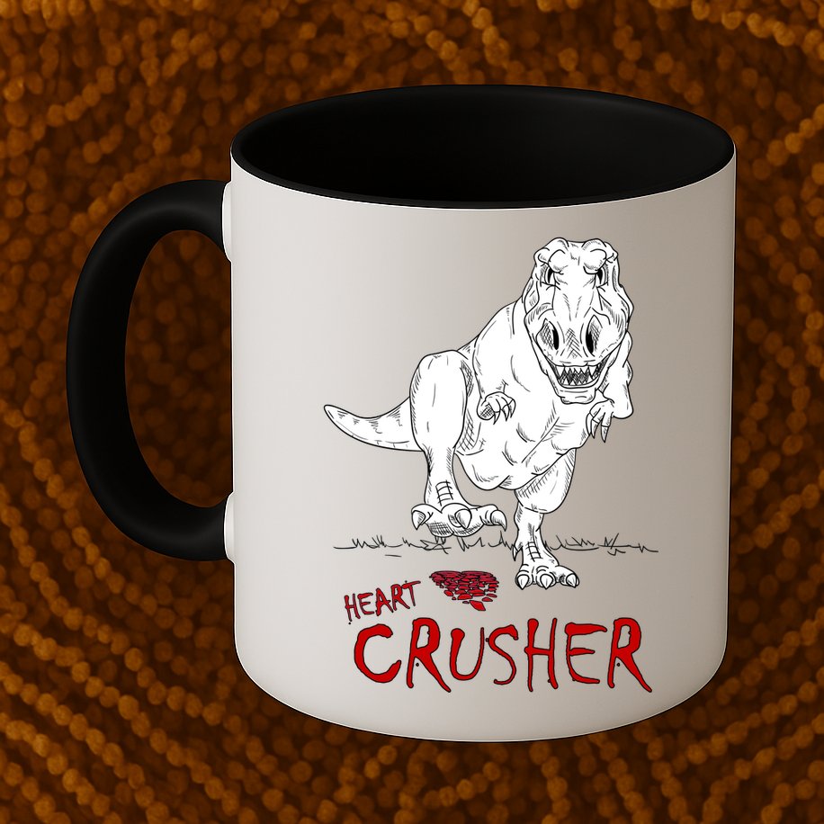 Heart Crusher Valentine's Day Mug