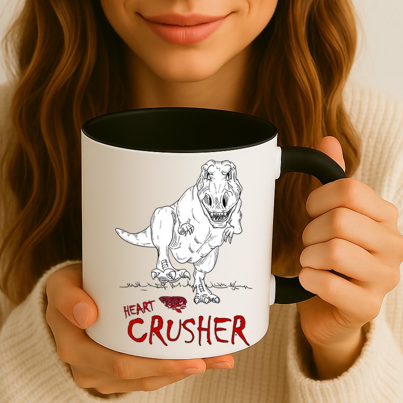 Heart Crusher Valentine's Day Mug