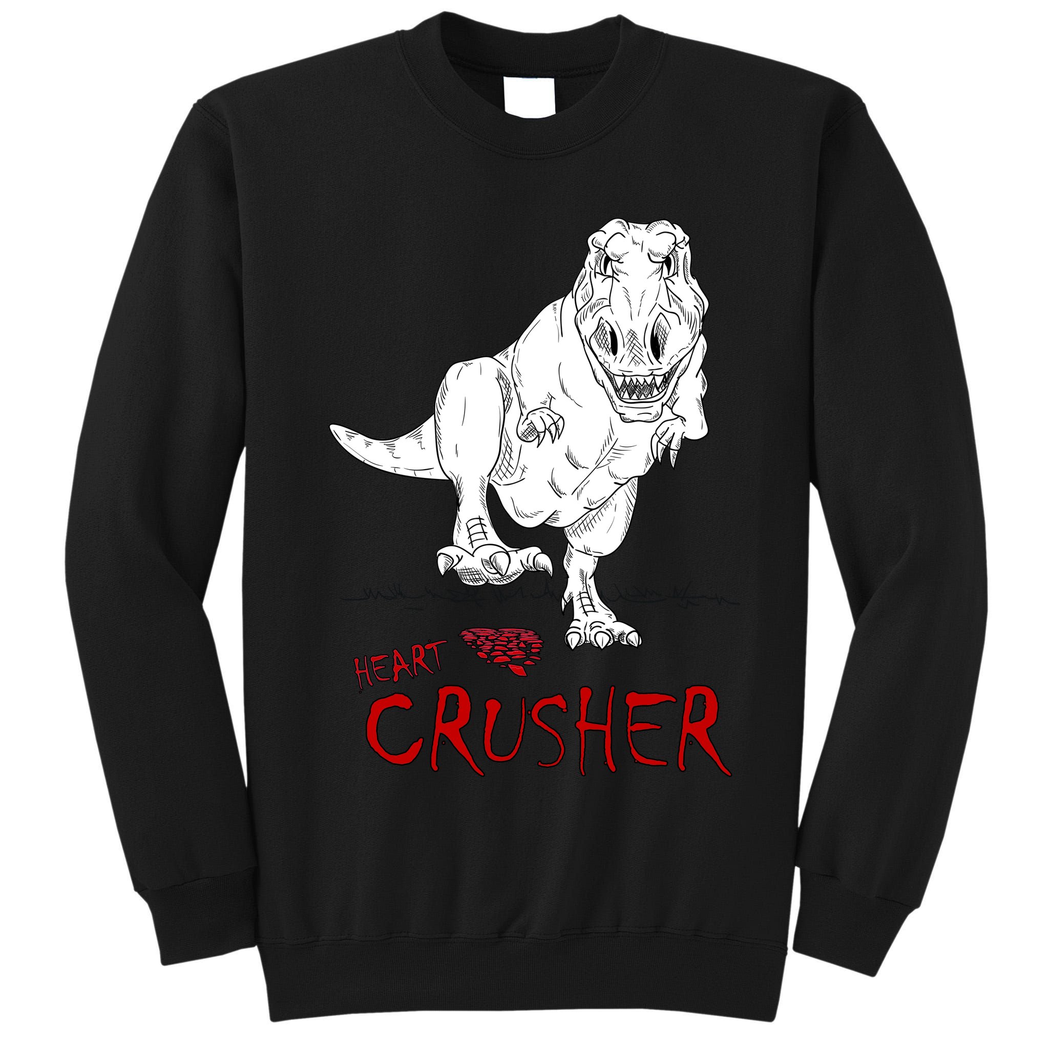 Heart Crusher Valentine's Day Tall Sweatshirt
