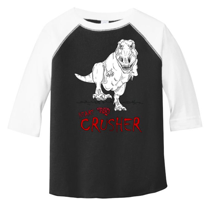 Heart Crusher Valentine's Day Toddler Fine Jersey T-Shirt