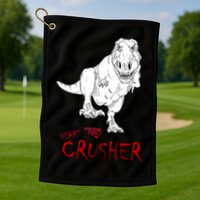 Heart Crusher Valentine's Day Golf Towel