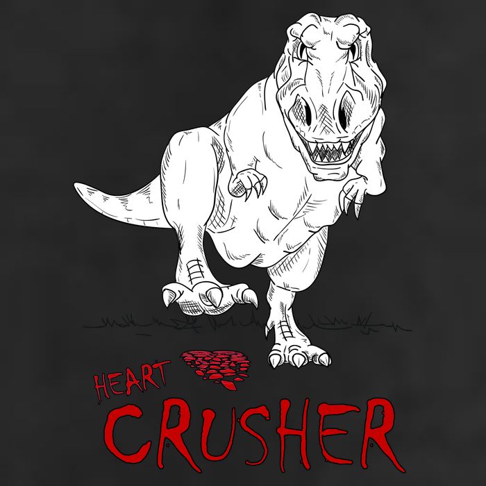 Heart Crusher Valentine's Day Golf Towel