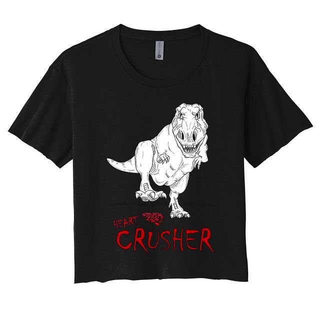 Heart Crusher Valentine's Day Women's Crop Top Tee