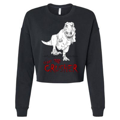 Heart Crusher Valentine's Day Cropped Pullover Crew