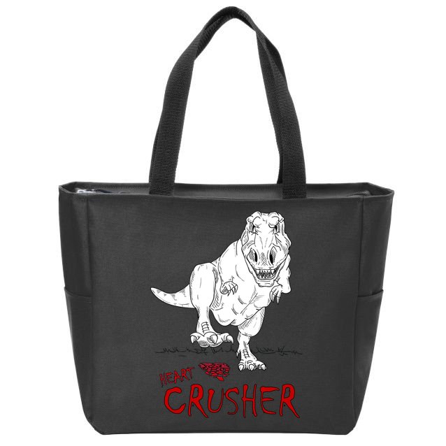 Heart Crusher Valentine's Day Zip Tote Bag