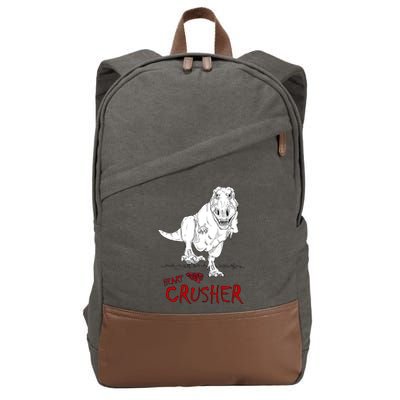 Heart Crusher Valentine's Day Cotton Canvas Backpack