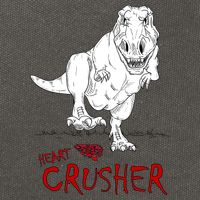 Heart Crusher Valentine's Day Cotton Canvas Backpack