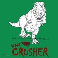 Heart Crusher Valentine's Day Mousepad