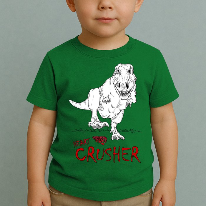 Heart Crusher Valentine's Day Toddler T-Shirt