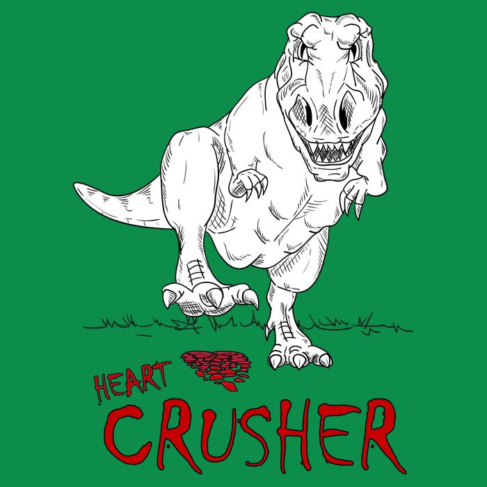 Heart Crusher Valentine's Day Toddler T-Shirt