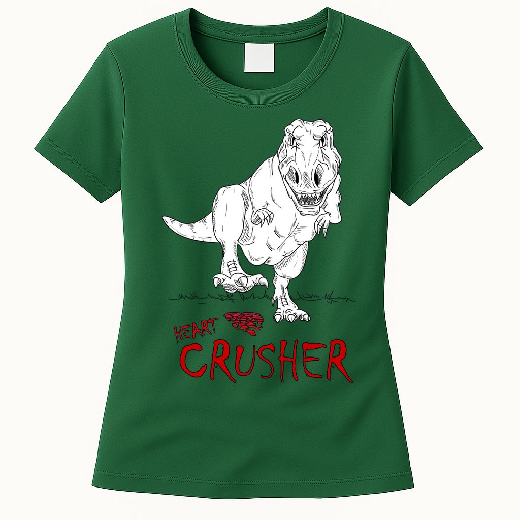 Heart Crusher Valentine's Day Womens T-Shirt