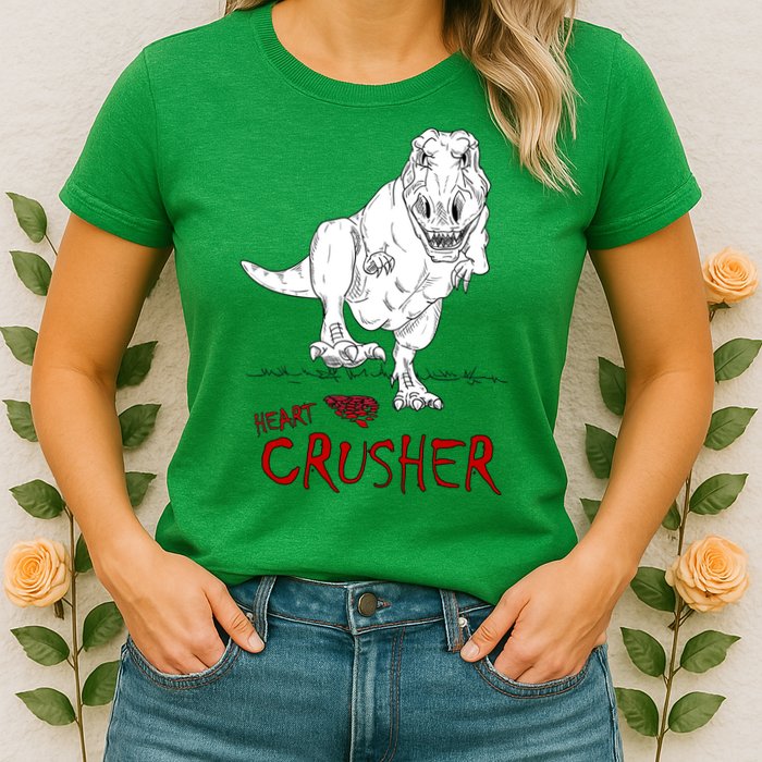 Heart Crusher Valentine's Day Womens T-Shirt