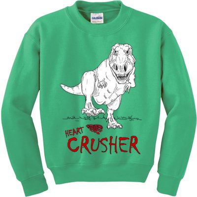Heart Crusher Valentine's Day Kids Sweatshirt