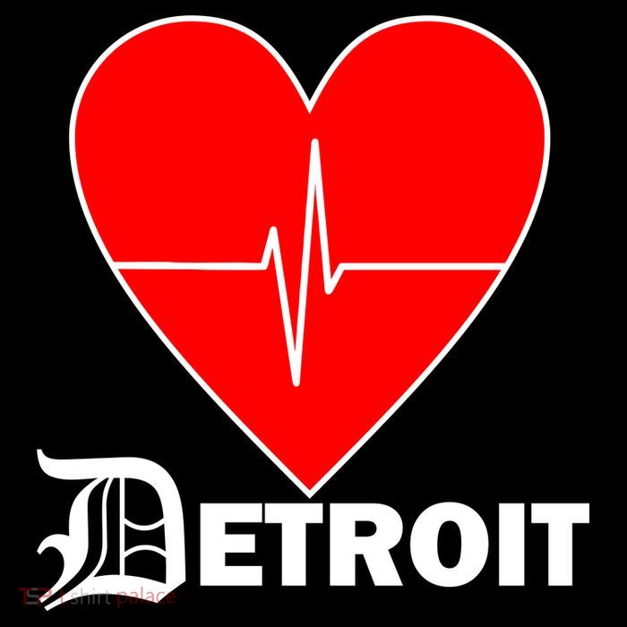 Heart Detroit Pulse Baby Bodysuit