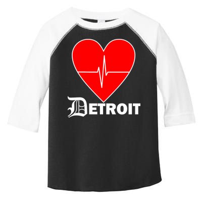 Heart Detroit Pulse Toddler Fine Jersey T-Shirt