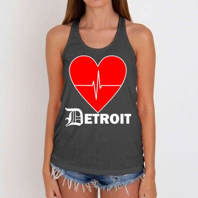 Heart Detroit Pulse Women's Knotted Racerback Tank